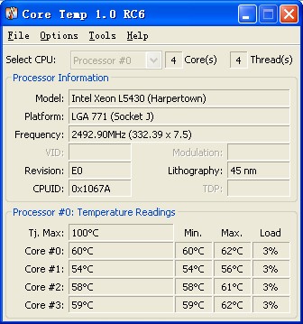 Core Temp(CPU¶ȼ)V1.0 rc6 ɫ