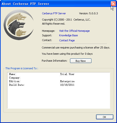 Cerberus FTP ServeV5.0.3 ٷװ