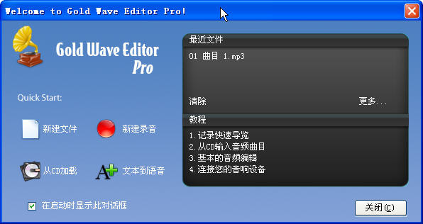 Gold Wave Editor Pro(Ƶ)V10.5.5 İ