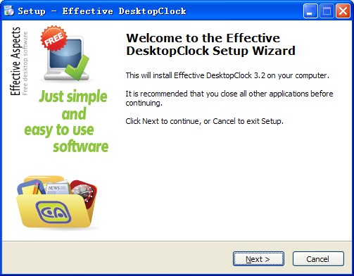 Effective DesktopClock(ʱ)V3.52 Ѱ