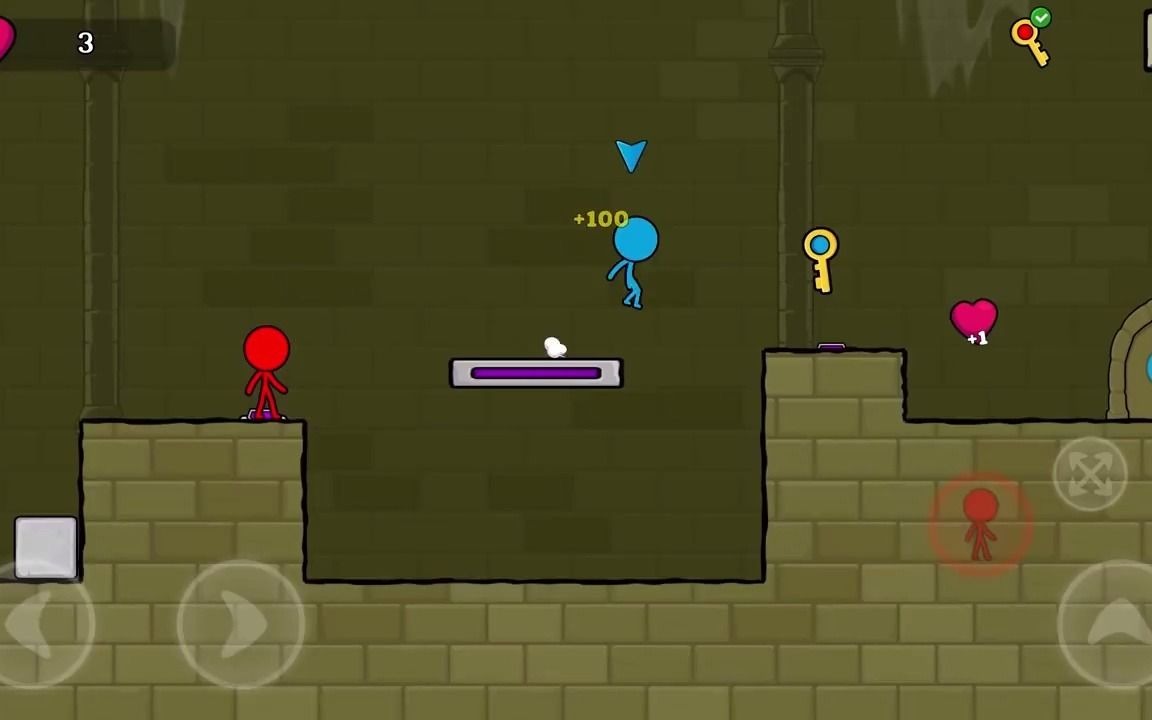  Red and Blue Stickman : Animation Parkour