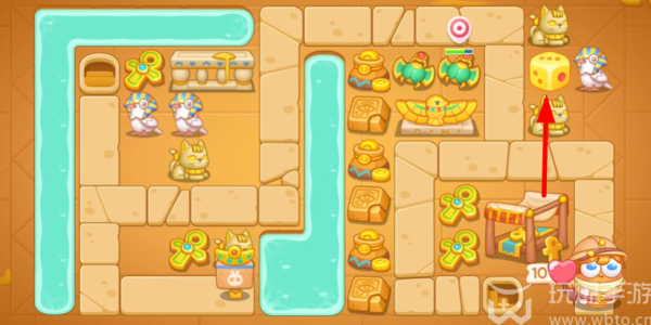 How to pass the 98th level of the return of the pharaoh