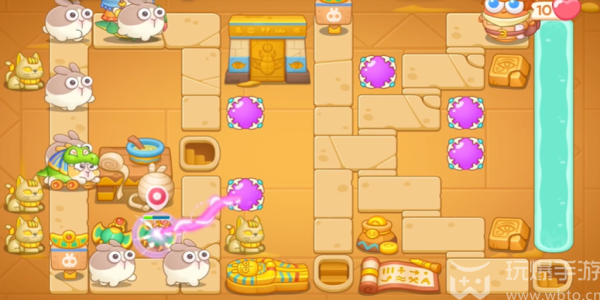 How to pass the 101th level of the Return of the Radish 4 Pharaoh