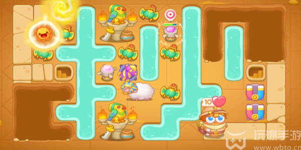 How to pass the 96th level of the Return of the Radish 4 Pharaoh